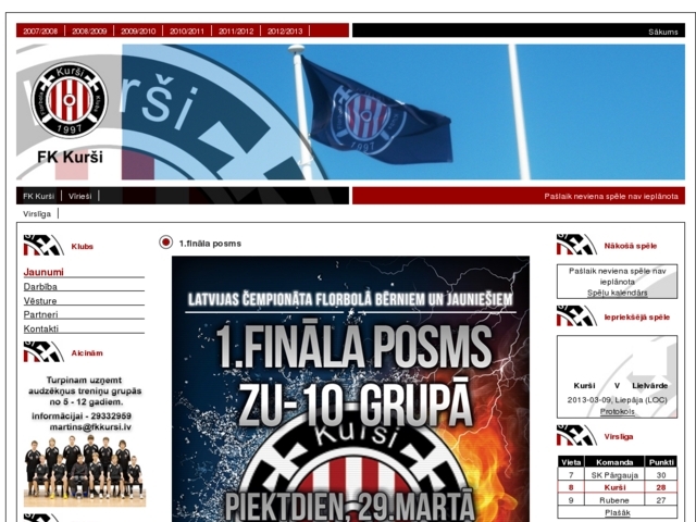 Florbola klubs Kurši, 